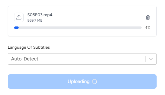 Extract subtitles with automatic language detection